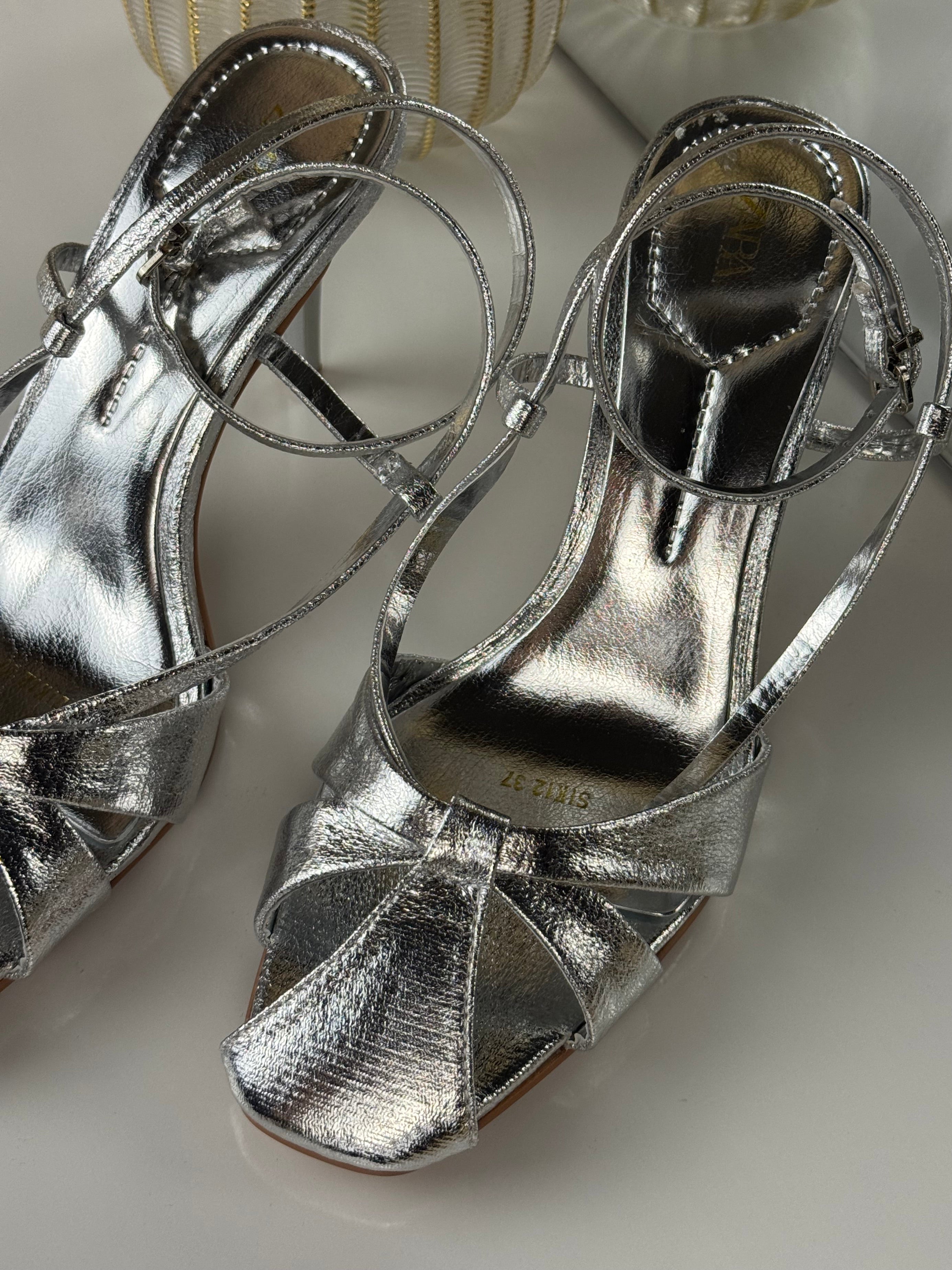 Sandales métallisés – Style Zaraa